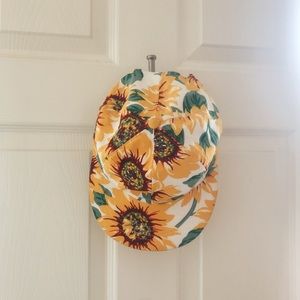 American Apparel printed sunflower cap
